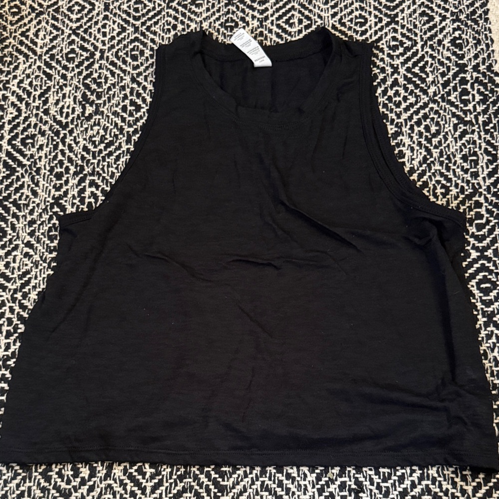 Black Sleeveless Women's Top